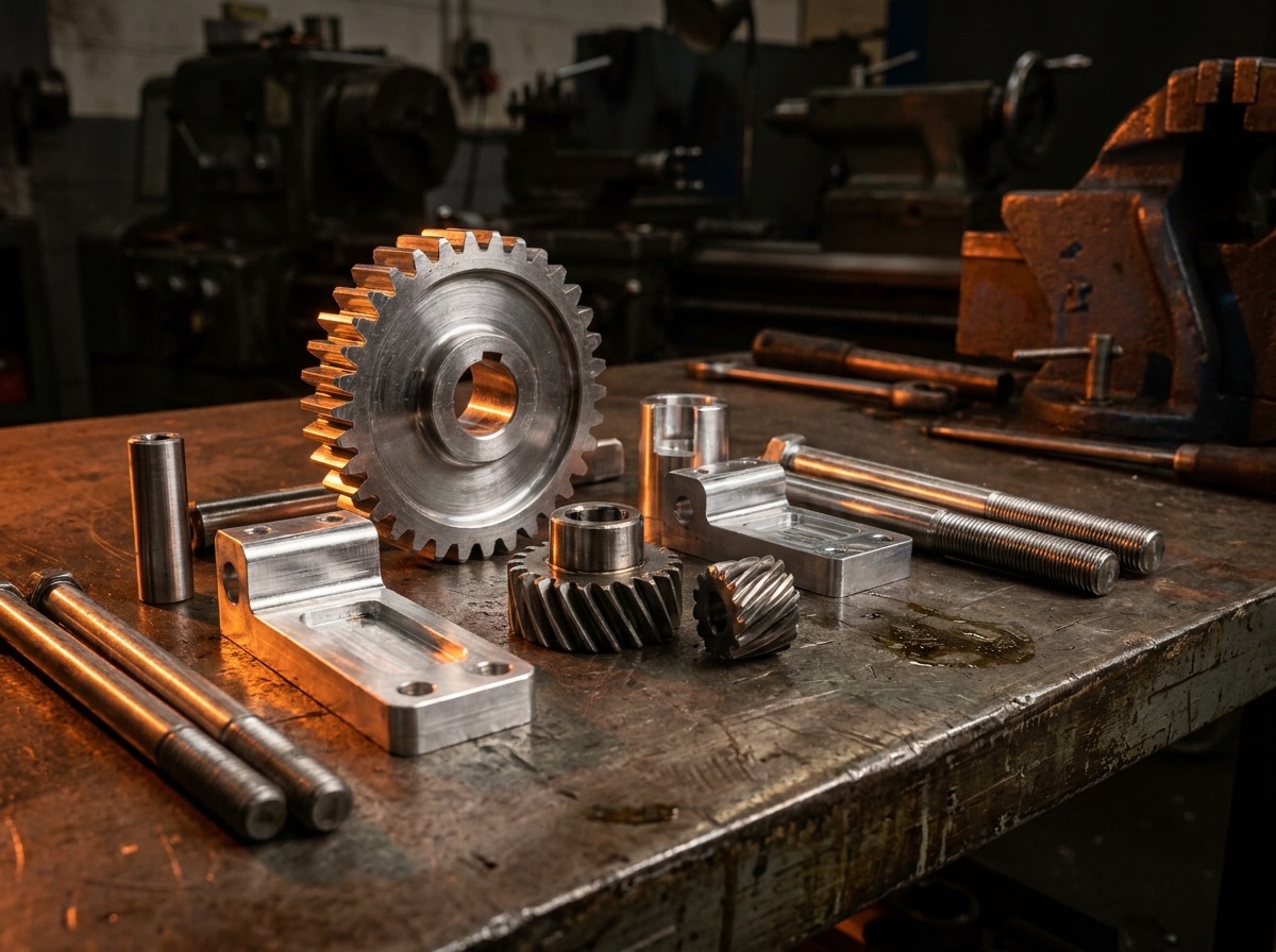 Precision machined aluminium components for general engineering