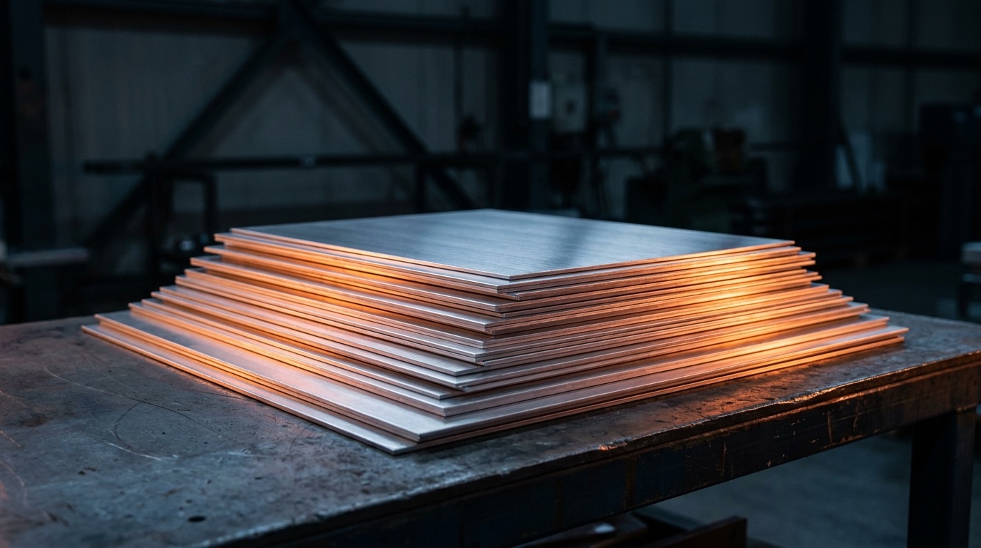 Aluminium sheets and plates manufactured by Shubham Metal for fabrication and industrial use